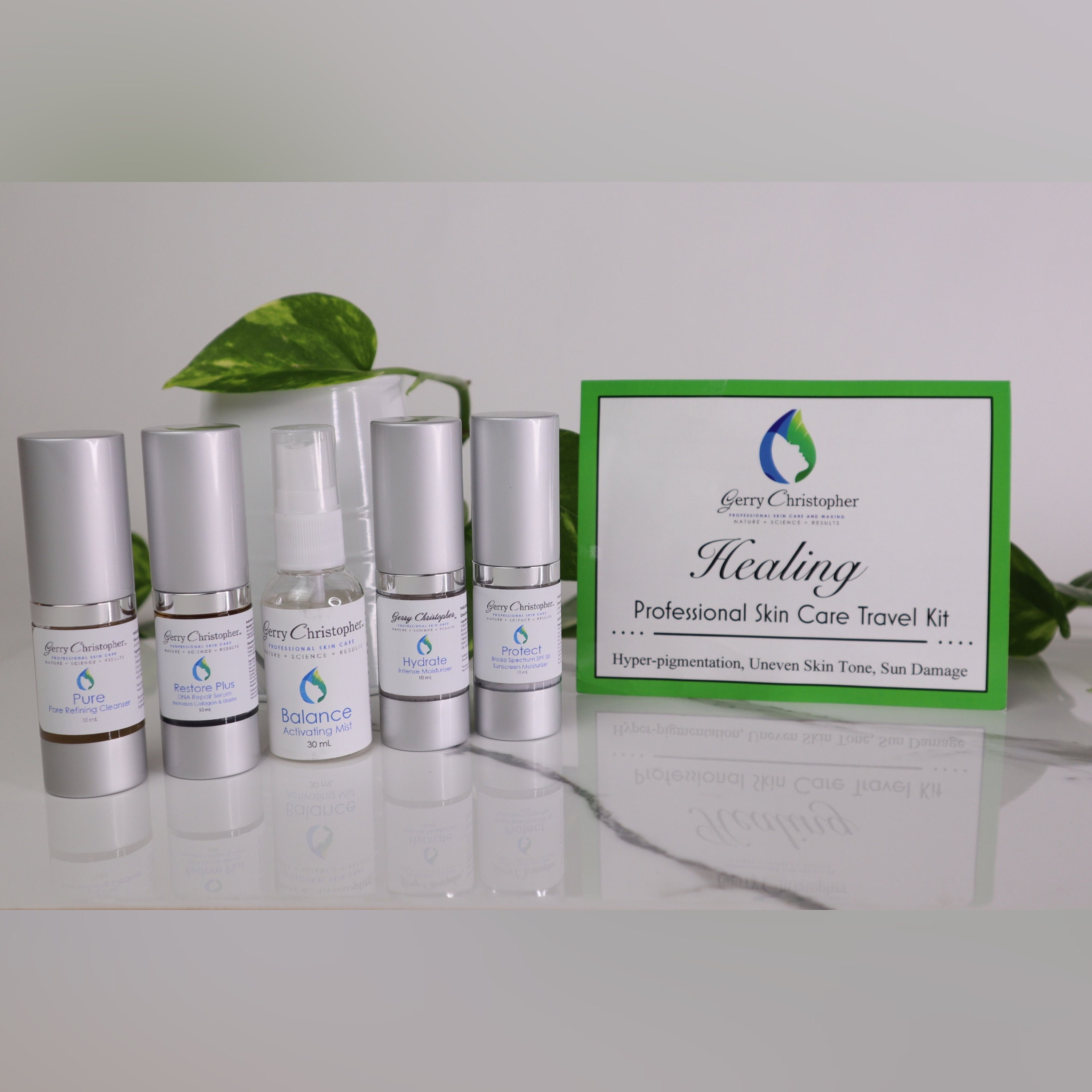 Healing Skin Care Kit Travel Size Natural Effective Skin Etsy