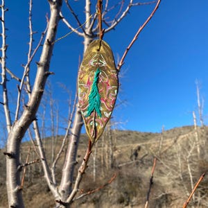 handcrafted polymer clay “gildedpine”