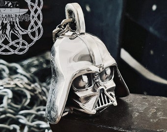 Darth Vader Pendant, Star Wars Pendant, Star Wars Jewelry,  Sterling Silver Darth Vader Necklace