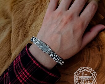 Mammen Style Viking Arm Ring. Sterling Silver Viking
