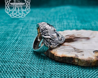 Handmade Orc Durotan Ring: Sterling Silver World of Warcraft