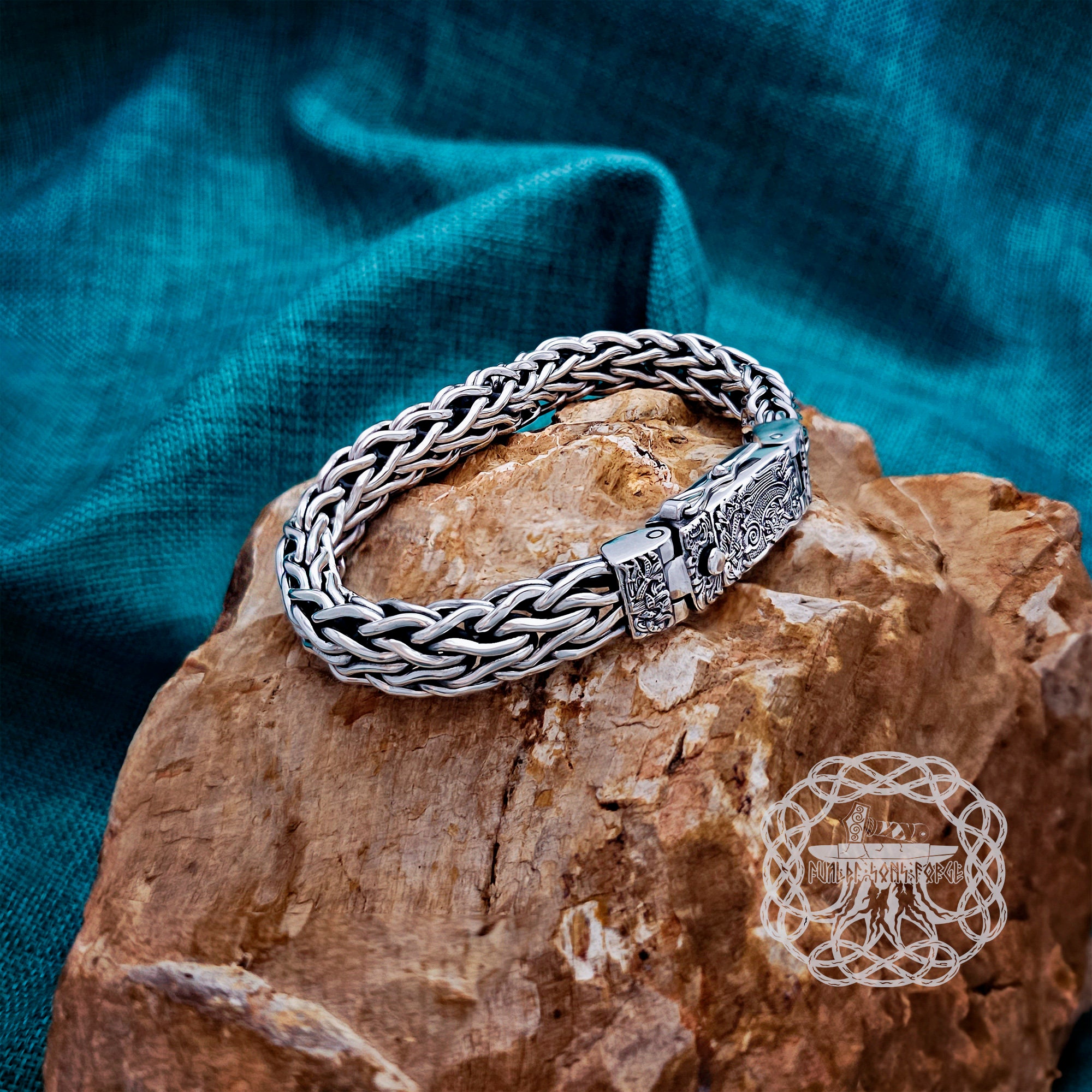 Mammen Style Viking Arm Ring. Sterling Silver Viking