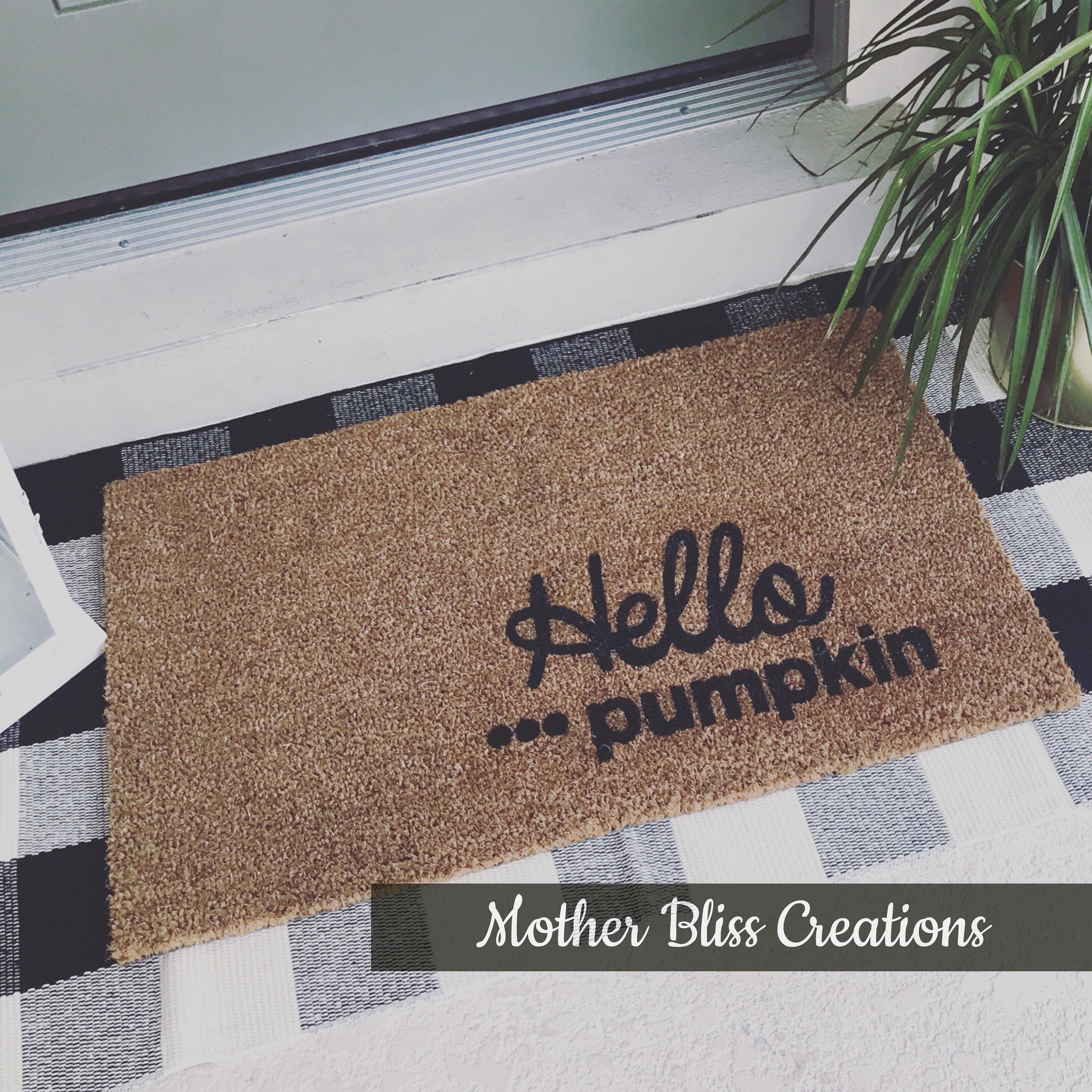 Personalized Doormat Theres No Place Like Home Custom Door Mat