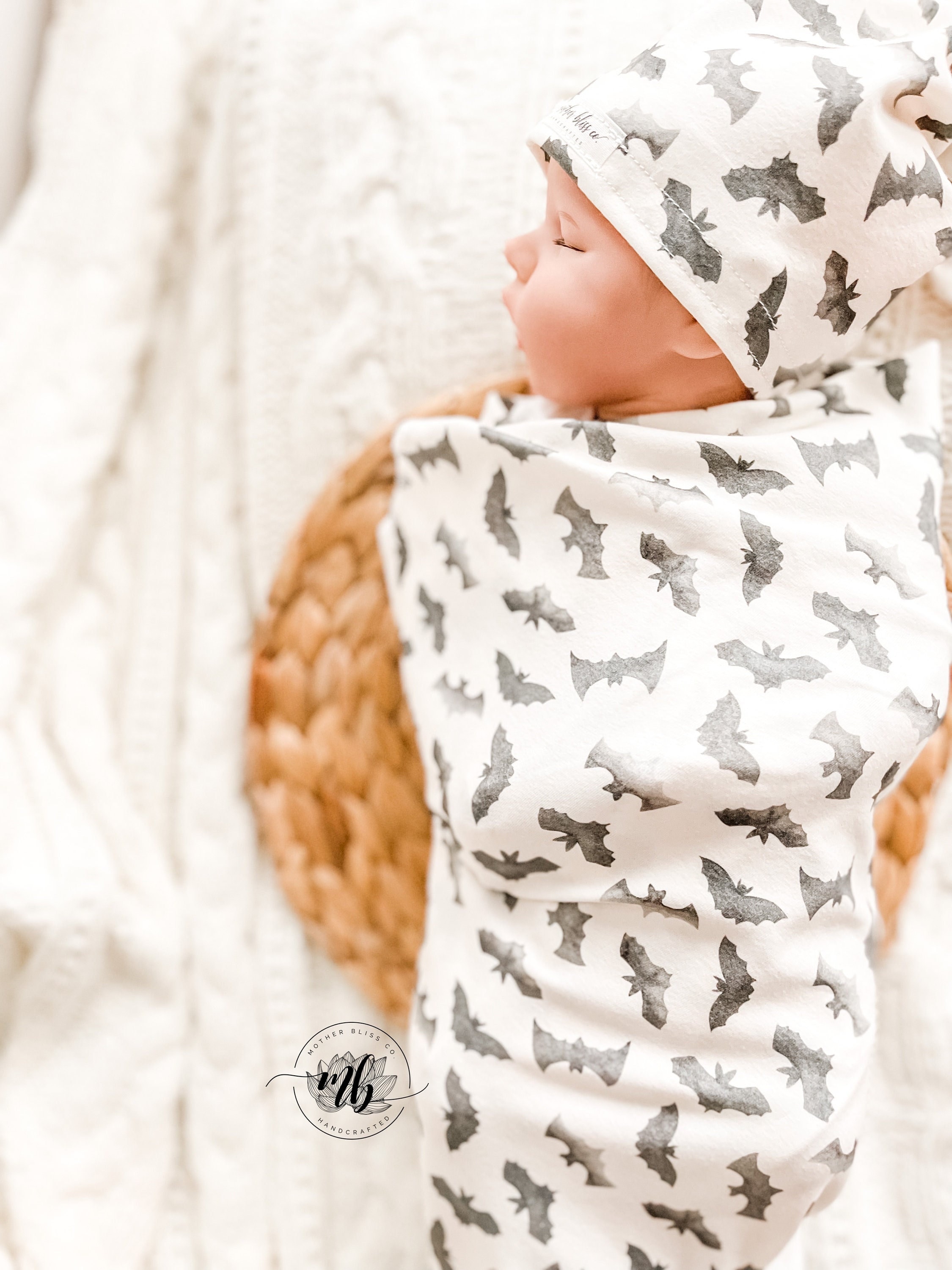 Baby bat 2025 swaddle blanket