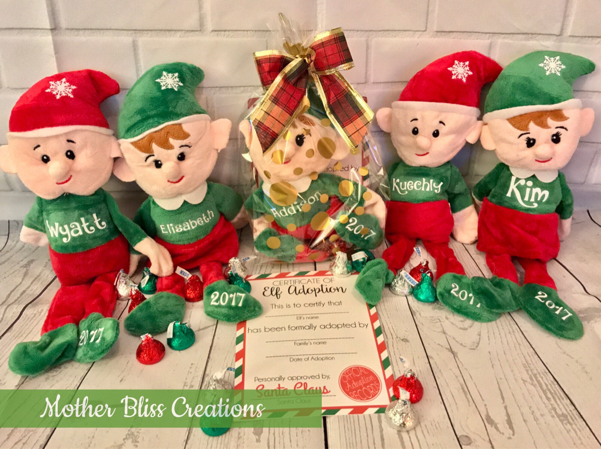 personalized plush elves