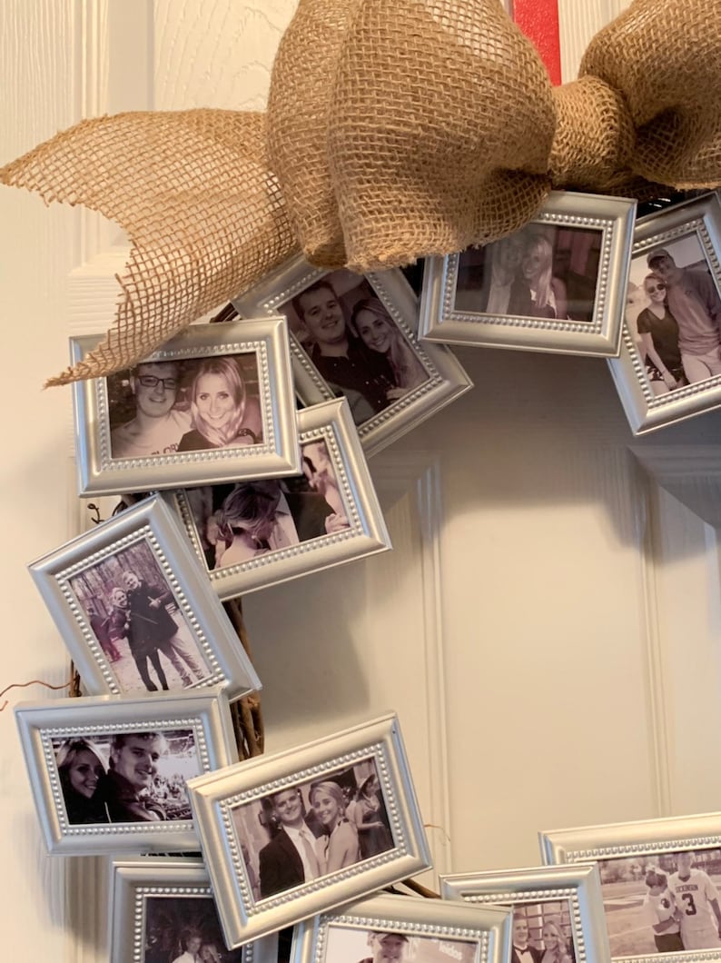 Picture frame memory wreath keepsake wreath Mother's Day Etsy
