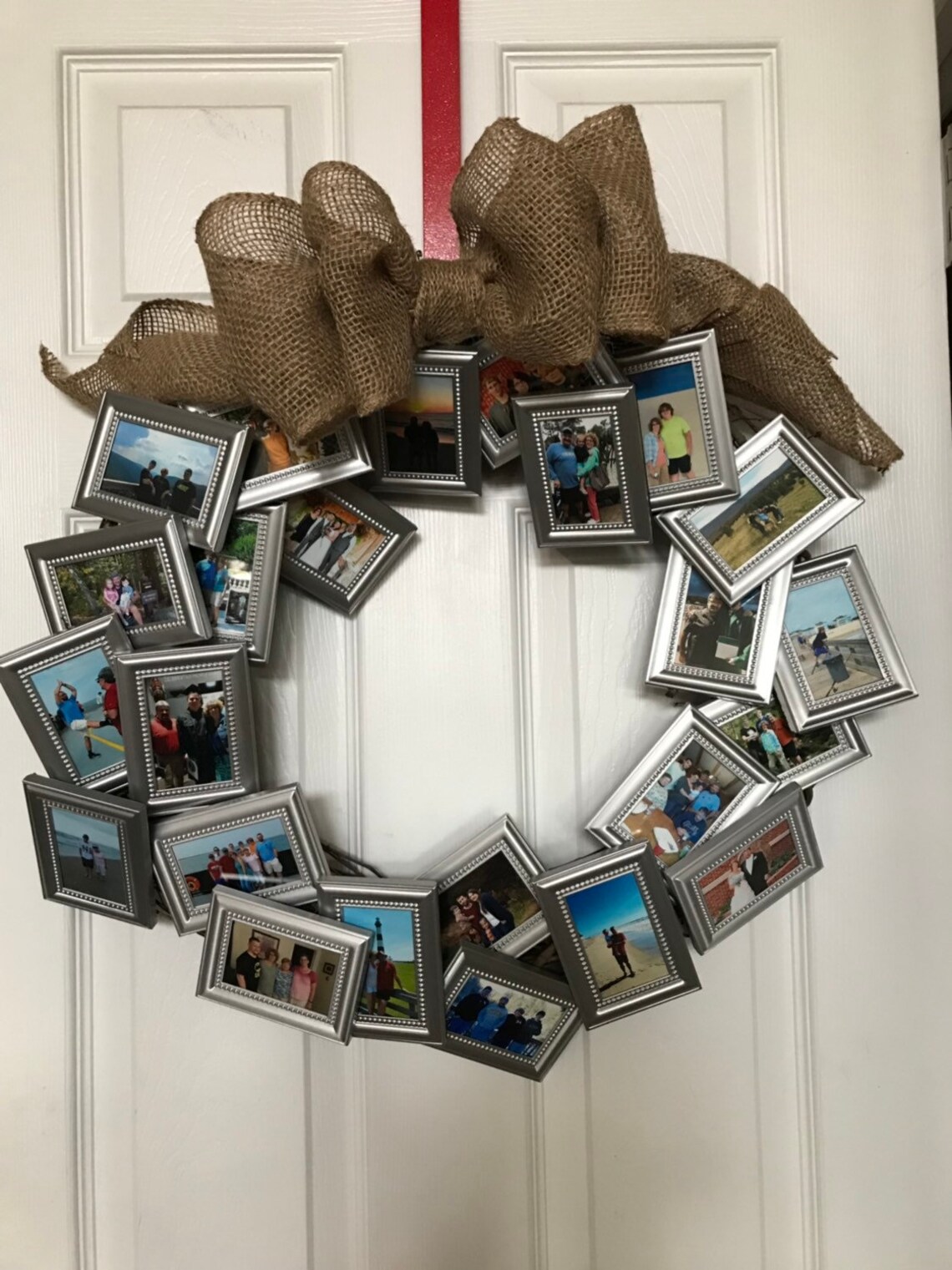 Picture frame memory wreath keepsake wreath Mother's Day Etsy