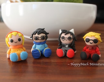 Homestuck Beta Kids Figures - Polymer Clay