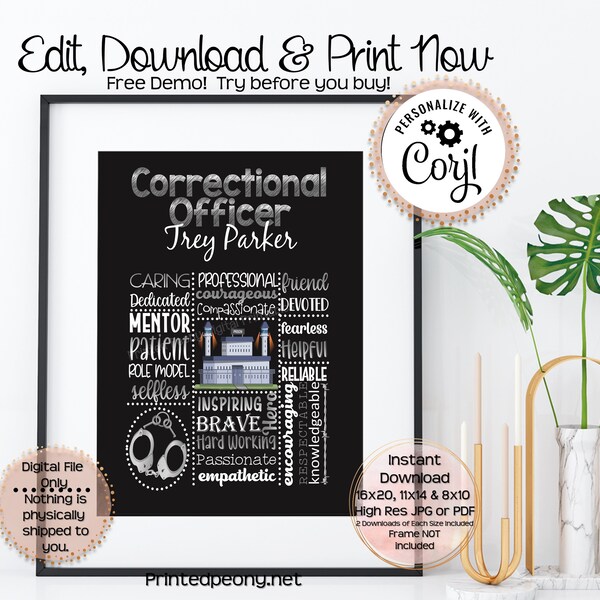 Correctional Officer Week Sign Etsy Correctional Officer Week Sign Etsy