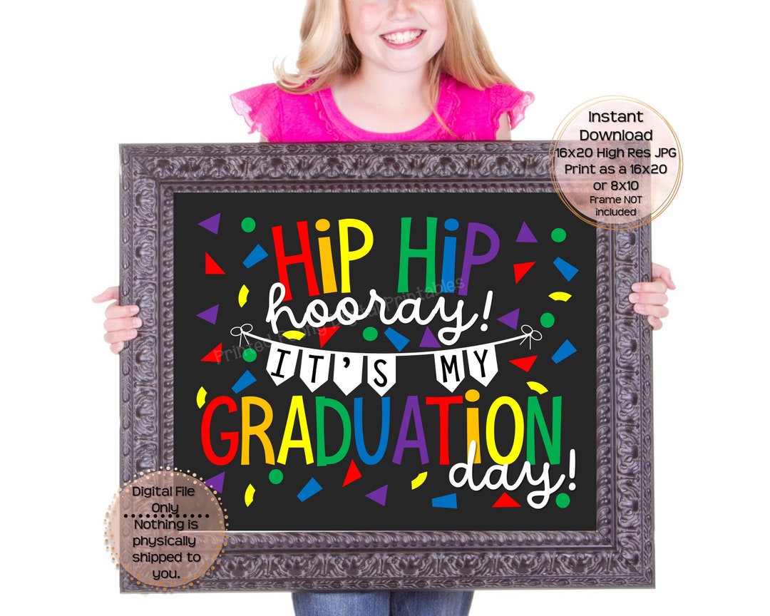 Last Day of Senior Year Printable Sign Last Day of School Sign - Etsy