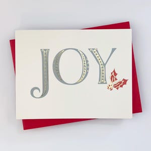 Juego de tarjetas navideñas Joy