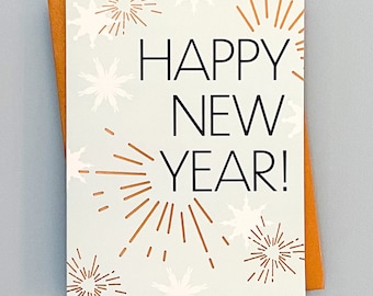 Happy New Year Holiday Card Set