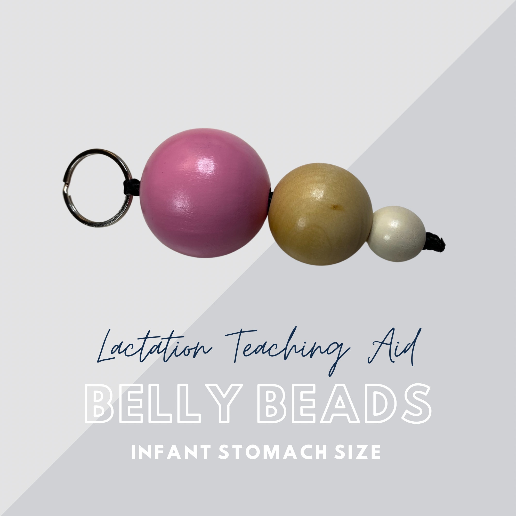 Baby Belly Beads. Lactation Belly Beads. Newborn Stomach Size. Etsy