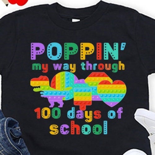 100 Days of School Shirt 100th Day of School Boy Shirt 100 Etsy