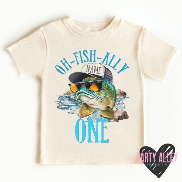 Personalized Oh fish ally one shirt | 1st birthday | Gone fishing shirt | Fishing theme birthday | Fishing shirt | Birthday fish shirt