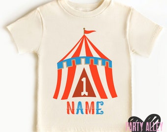 Circus birthday one shirt | 1st birthday | Personalized shirt | Circus theme birthday | Circus tent shirt | Circus one | Carnival shirt