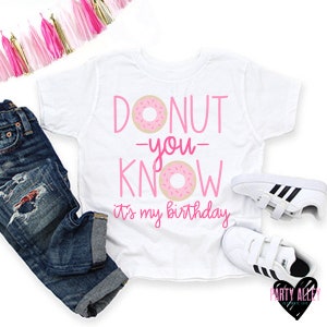 Donut You Know It's My Birthday Donut Birthday Donut - Etsy