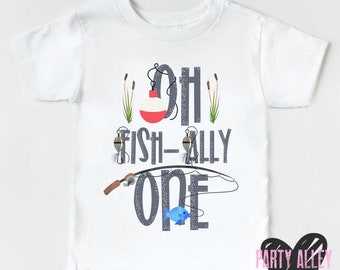 Oh fish ally one shirt | 1st birthday | Fishing party shirt | Fishing theme birthday | Fishing shirt | o fish-ally one | Birthday fish shirt