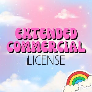 Uitgebreide commerciële licentie | Gebruik tot 1.000 verkopen | Geen POD | Geen tegoed vereist | Voor instant downloads van Party Alley Co