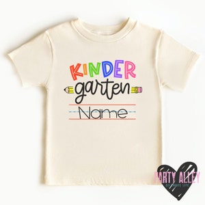 Kindergarten shirt | Back to school shirt | First day of kindergarten| First day of school | Kinder | Personalized kindergarten | Custom tee