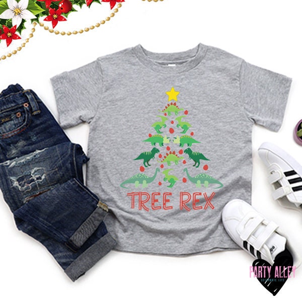 Discover Tree-Rex Christmas shirt | Kids Christmas shirt | Dinosaur christmas shirt | T-rex christmas shirt | Christmas tree shirt | T-rex tree shirt