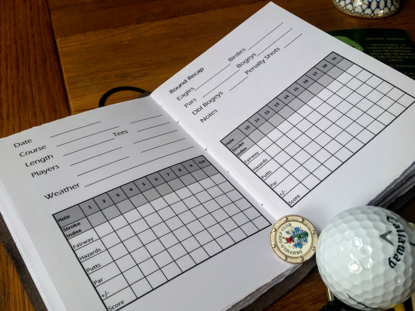 Personalised Golf Gift for Dad Father's Gift Leather Etsy UK