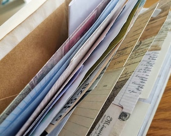 Junk Journal Travelers Notebook, insert for all sized TN's - Standard,A5, Cahier, A6, B6, Personal, Field Notes, Pocket and Passport