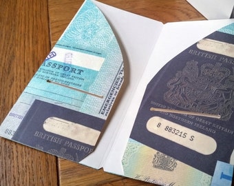 Planner dashboard Insert for Midori Travelers Notebook, TN Card Pocket Folder Storage for Midori Traveler NB Planner British Passport design
