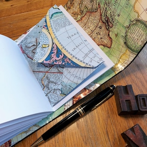 Personalisierter Pull-Up-Ledereinband, Reisetagebuch, Wickeltasche, Umschlagtasche, Urlaubserinnerung, Urlaubstagebuch