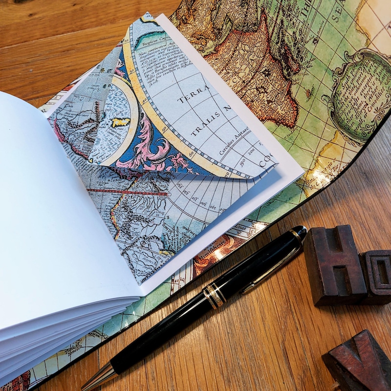 Travel Journal Cover - Etsy