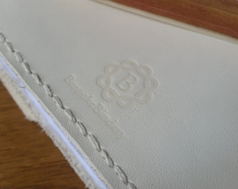 Hand stitching to leather journal edges ADD ON contrast or matching thread colour