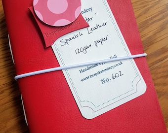 Leather Golf Score Card Journal in Red, Ladies Leather golf log mothers day gift for her, Golfing log score card, golfing gift