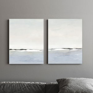 Fine Art Prints, Minimalist Seascape, Set of 2 Abstract Wall Art ...