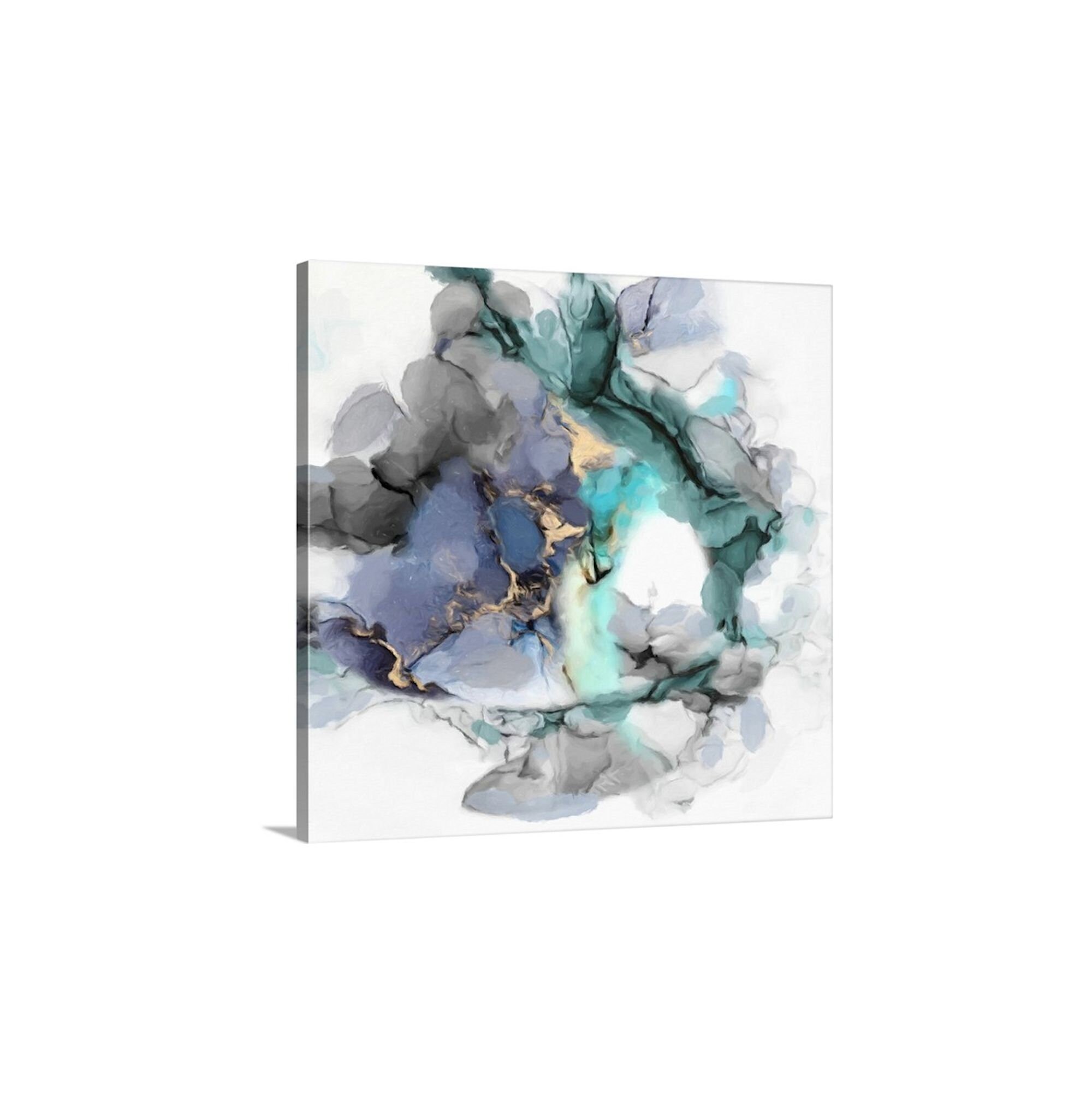 Arte abstracto de la pared para la sala de estar sobre la | Etsy