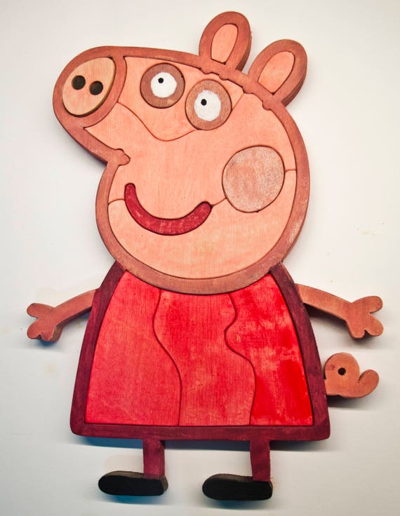peppa pig wooden puzzle