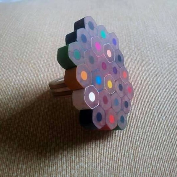 Color Pencil Ring Etsy