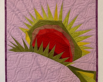 Venus Fly Trap Quilt Pattern – Foundation Paper Piecing (PDF Pattern)