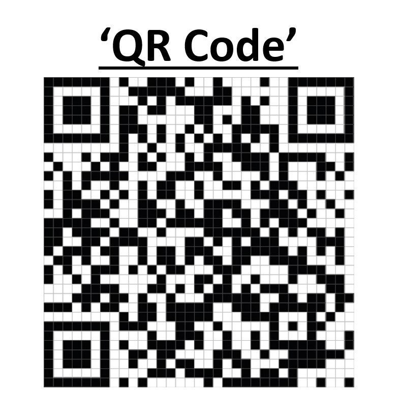 QR Code Quilting Pattern, Downloadable, Rick Roll - Etsy