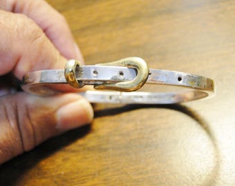 Taxco Mexico Sterling Silver Bracelet - Marked - 7 1/2" - 28.1 Grams - Great Find!
