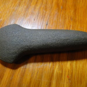 Authentic Indian Mini Spud Artifact - 1 3/4" x 4 7/8" Long - Polished - Hard Stone - Hard To Find And Very Rare!