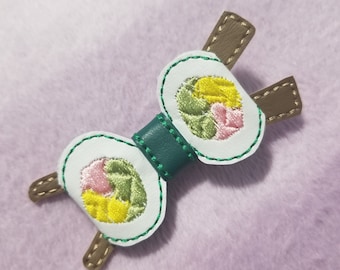 Items similar to One Pair of Sushi hair clips on Etsy