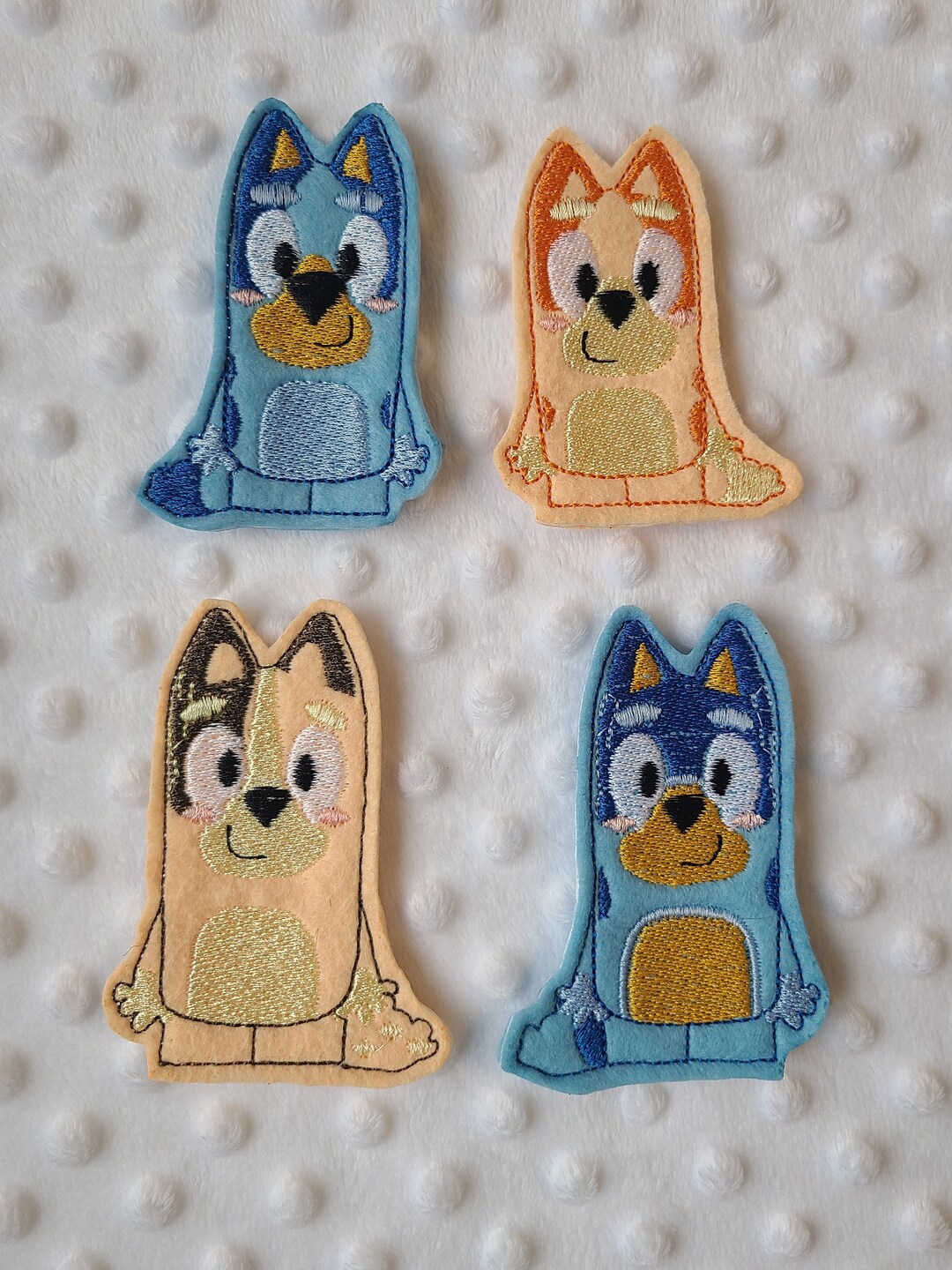 Bluey Finger Puppets Etsy