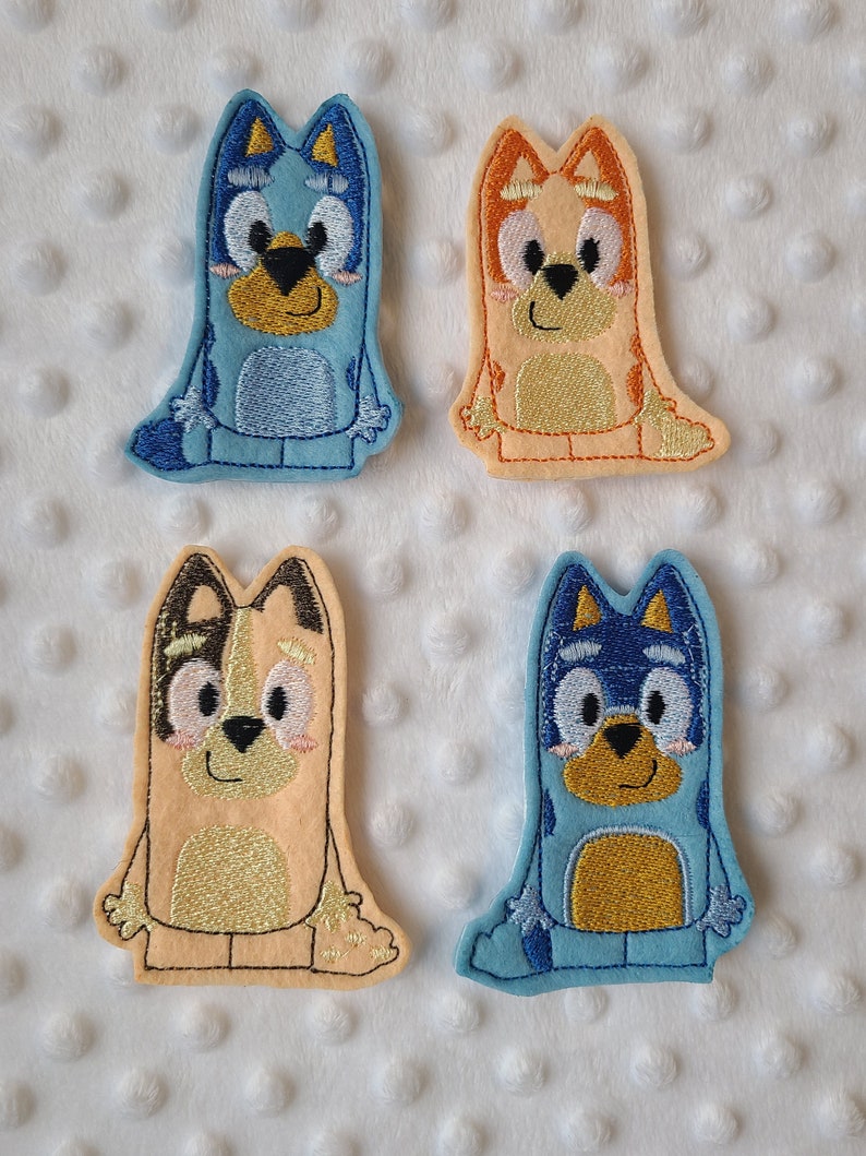 Bluey Finger Puppets Etsy