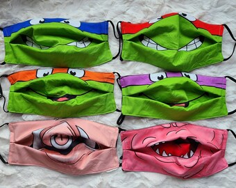 Tmnt Face Mask - Etsy