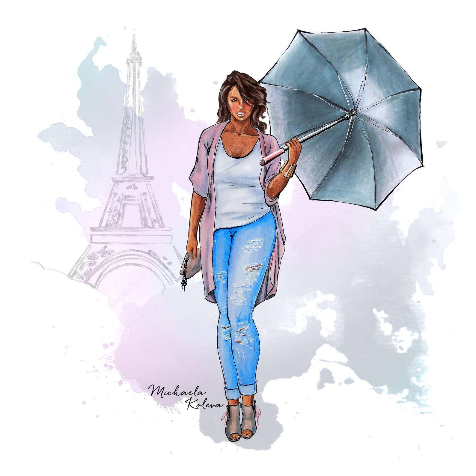 Naturally Curvy Printable | Plus Size Fashion Template,fashion ...