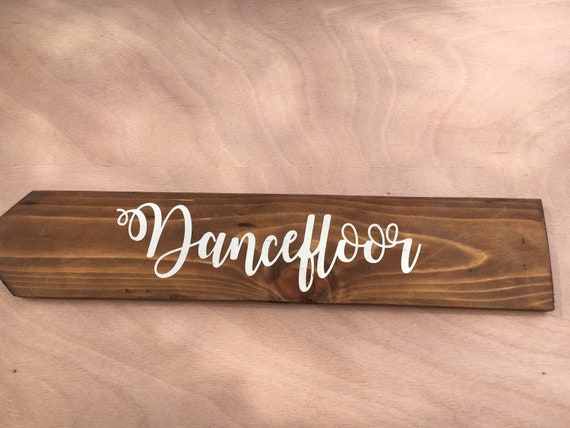 Sign Pallet Dancefloor Wood Wedding Sign Rustic Decor Wooden Etsy