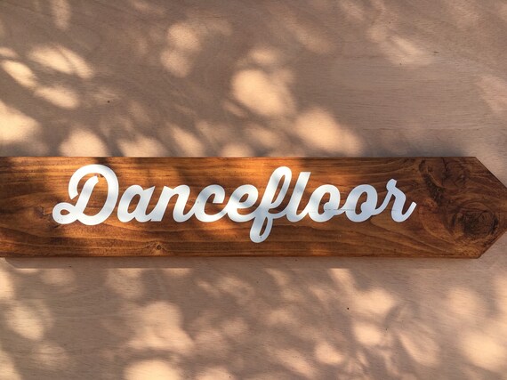 Sign Pallet Dancefloor Wood Wedding Sign Rustic Decor Wooden Etsy
