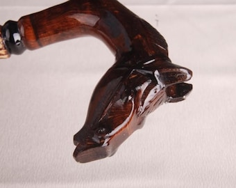 Bastón de madera hecho a mano, bastón, bastones f0001