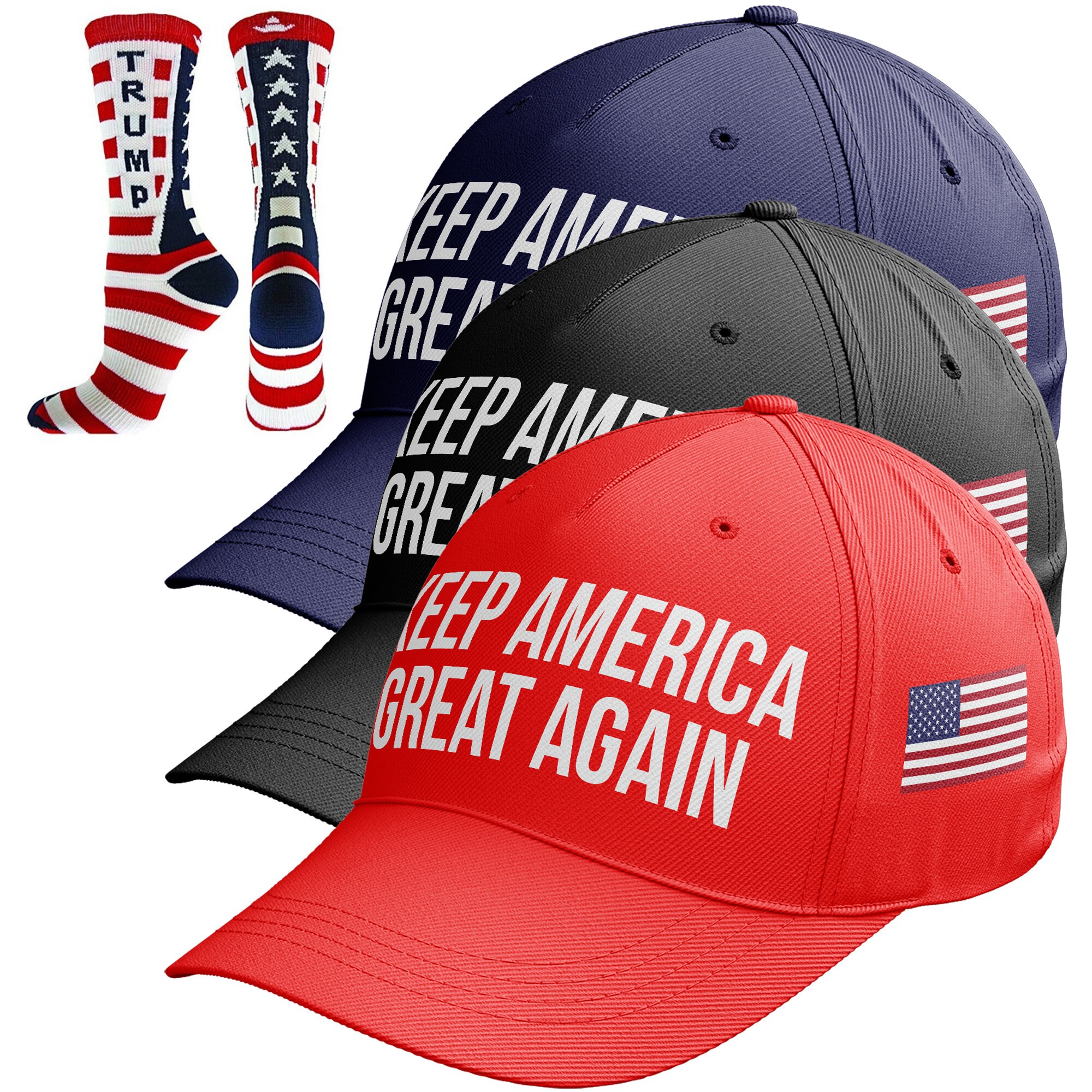 Stars Stripes Make America Great Again HOODIE Election Baseball Cap T shirt 474