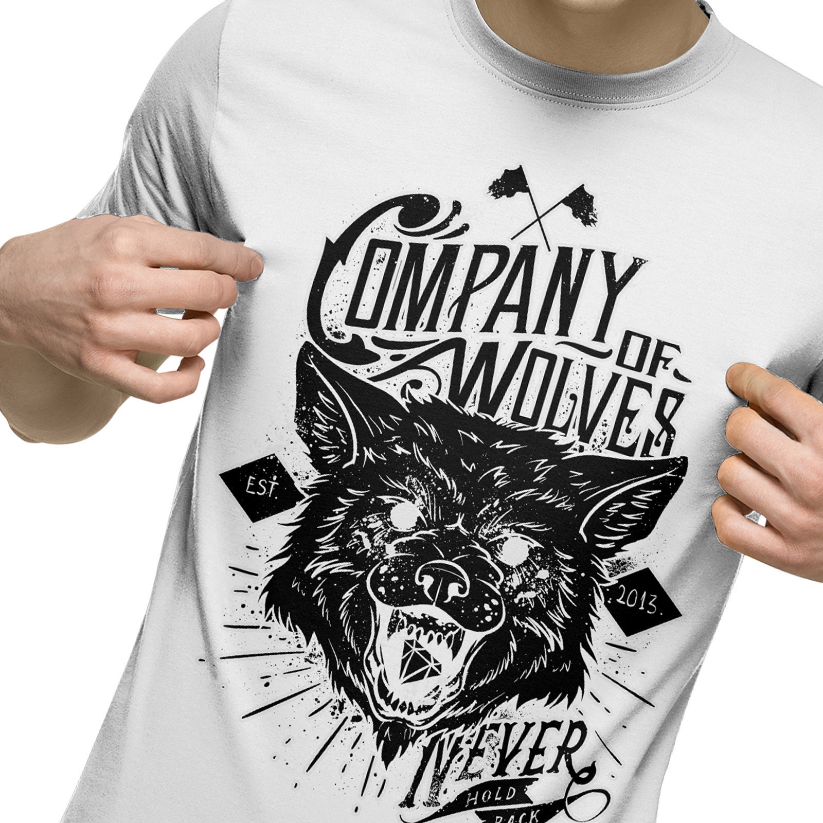 Company of Wolves T Shirt, Animal T Shirt , Wolf, Wildlife, Mens Fashion T Shirt, Hipster, Motorcycle Biker White T Shirt A17 Company of Wolves T Shirt, Animal T Shirt , Wolf, Wildlife, Mens Fashion T Shirt, Hipster, Motorcycle Biker White T Shirt A17